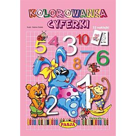 Kolorowanka Cyferki
