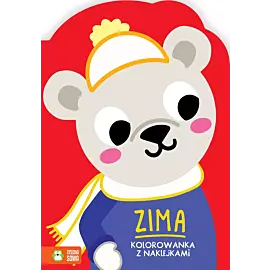 Zimowe kolorowanie. Zima