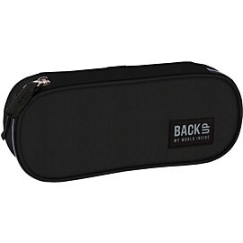 Piórnik owalny Backup czarny PB8A56F
