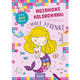 Mozaikowe kolorowanki. Małe syrenki