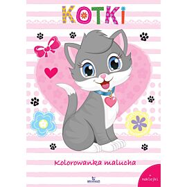 Kotki kolorowanka malucha