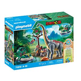 Playmobil Brachiozaur z poduszkowcem 71819