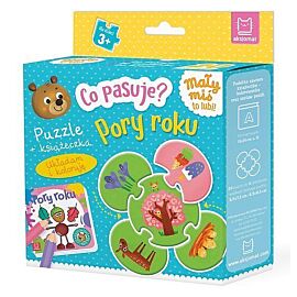 Co pasuje? Pory roku. Puzzle + książeczka