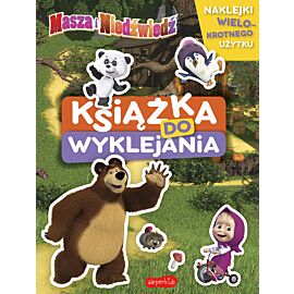 Masza i Niedźwiedź. Książka do wyklejania