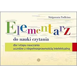 Elementarz do nauki czytania Litery podstawowe