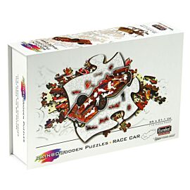 Puzzle 110 drewniane kolorowe Formuła 1