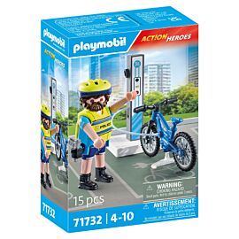 Playmobil Rowerowy patrol policji 71732