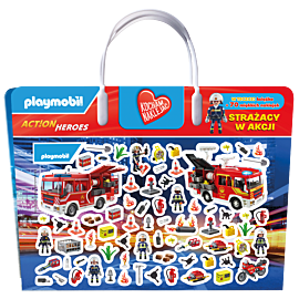 Playmobil Action Heroes. Kocham naklejać. Strażacy w akcji