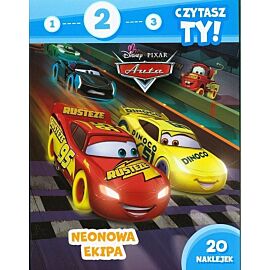 1, 2, 3, czytasz ty! Poziom 2. Neonowa ekipa. Disney Pixar Auta