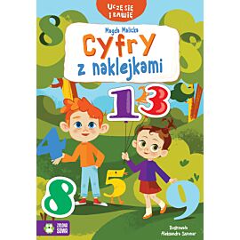 Cyfry z naklejkami