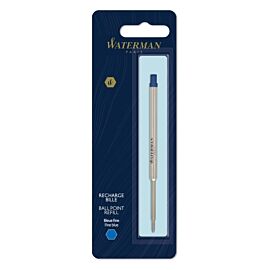 Wkład do długopisu Waterman standard niebieski (F) 1 sztuka na blistrze 1964016
