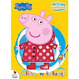 Peppa Pig. Wodą malowane cz.9 Chlup w kałużę!