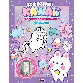 Słodziaki KAWAII. Magnesy do kolorowania