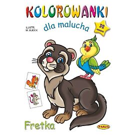 Kolorowanki dla malucha. Fretka