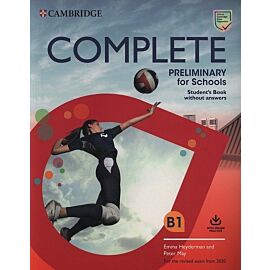 Complete Preliminary for Schools Student's Book without Answers with Online Practice