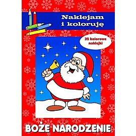 Boże Narodzenie. Naklejam i koloruję
