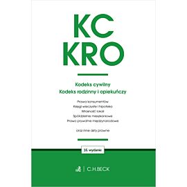 KC. KRO. Kodeks cywilny. Kodeks rodzinny i opiekuńczy oraz ustawy towarzyszące wyd. 16
