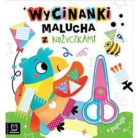 Wycinanki malucha z nożyczkami. Z papugą