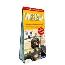 Warszawa 2w1 przewodnik i mapa laminowana 2026