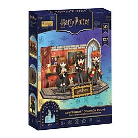 Puzzle 127 3D Harry Potter Pokój Wspólny Gryffindoru