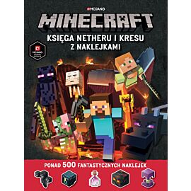 Minecraft. Księga Netheru i Kresu z naklejkami