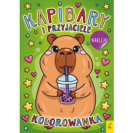Kapibary i przyjaciele. Kolorowanka
