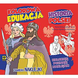 Kolorowa edukacja Historia Polski Naklejki