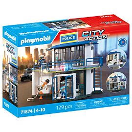 Playmobil Posterunek policji z miejscem przesłuchań 71874