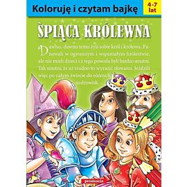 Koloruję i czytam bajkę - Śpiąca królewna