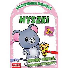 Myszki. Kolorowanka maluszka
