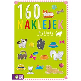 160 naklejek. Psy i koty