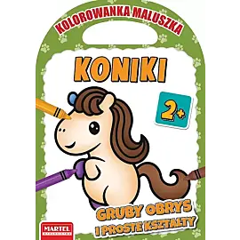 Koniki. Kolorowanka maluszka