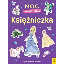 Moc naklejek. Księżniczka