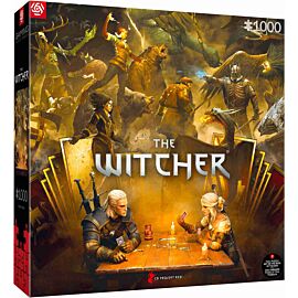 Puzzle 1000 Gaming The Witcher Wiedźmin Playing Gwent