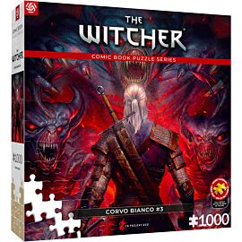 Puzzle 1000 Comic Book The Witcher Wiedźmin Corvo Bianco