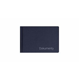 Okładka na dokumenty małe premium granat