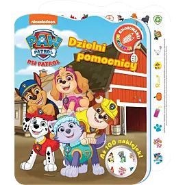 Psi Patrol. Kolorowanki - naklejanki cz. 4 Dzielni pomocnicy