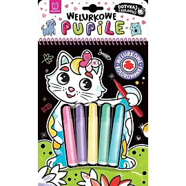 Welurkowe pupile. Dotykaj i koloruj
