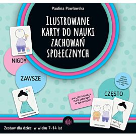 Ilustrowane karty do nauki zachowań społecznych
