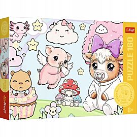 Puzzle 160 Zwierzaki maluchy 15443