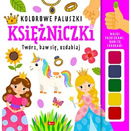 Księżniczki. Kolorowe paluszki