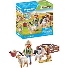 Playmobil Spacer z owcami i psem Border Collie 71444