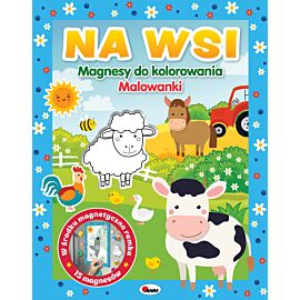 Na wsi. Magnesy do kolorowania