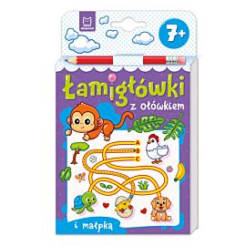Łamigłówki z ołówkiem z małpką. Od 7 lat