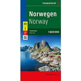 Mapa Norwegia 1:600 000