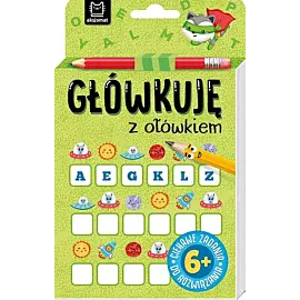 "Główkuję z ołówkiem" 6+ Książeczka zielona
