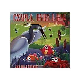 Czapla ryby i rak