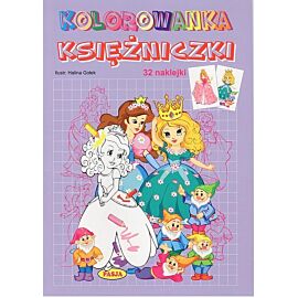 Kolorowanka. Księżniczki