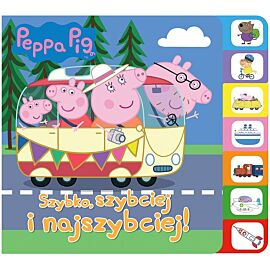 Peppa Pig. Książka z registrami. Szybko, szybciej, najszybciej!