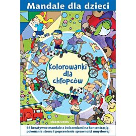 Mandale dla dzieci Kolorowanki dla chłopców